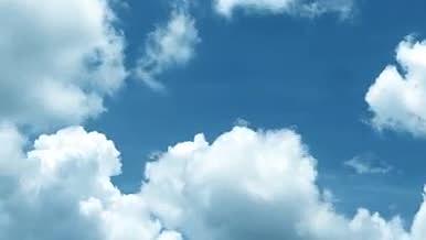蓝天白云延时摄影视频模板视频的预览图
